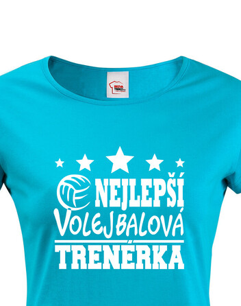 Dámské tričko Nejlepší volejbalová trenérka