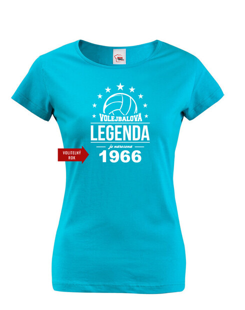 Dámské tričko Volejbalová legenda