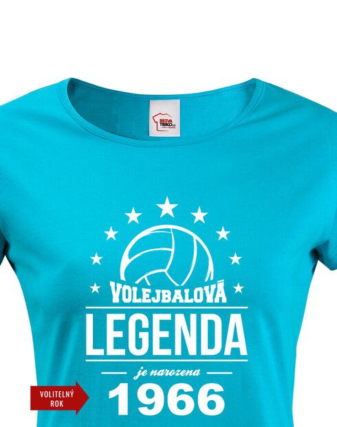 Dámské tričko Volejbalová legenda