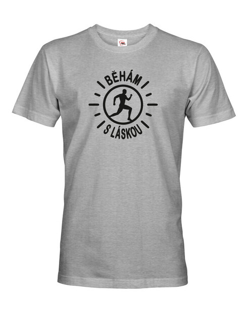 Pánské tričko Běhám s láskou