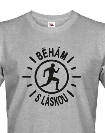 Pánské tričko Běhám s láskou