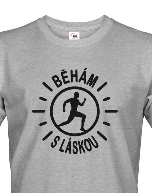 Pánské tričko Běhám s láskou