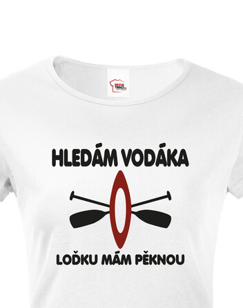 Dámské tričko Hledám vodáka