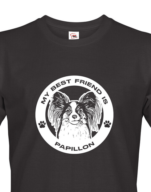 Pánské tričko Papillon kulatý motiv