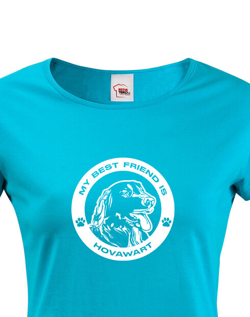 Dámské tričko Hovawart kulatý motiv