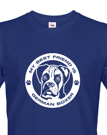 Pánské tričko Boxer kulatý motiv