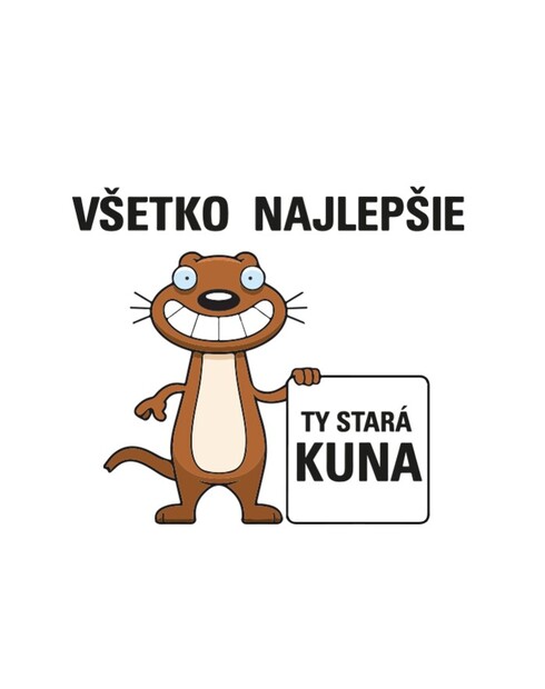 Narozeninový hrnek - Vše nejlepší Ty stará kuno