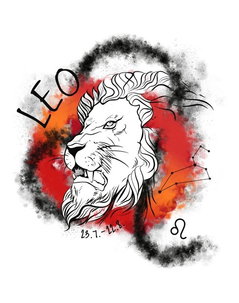 Hrneček se znamením zvěrokruhu Lev