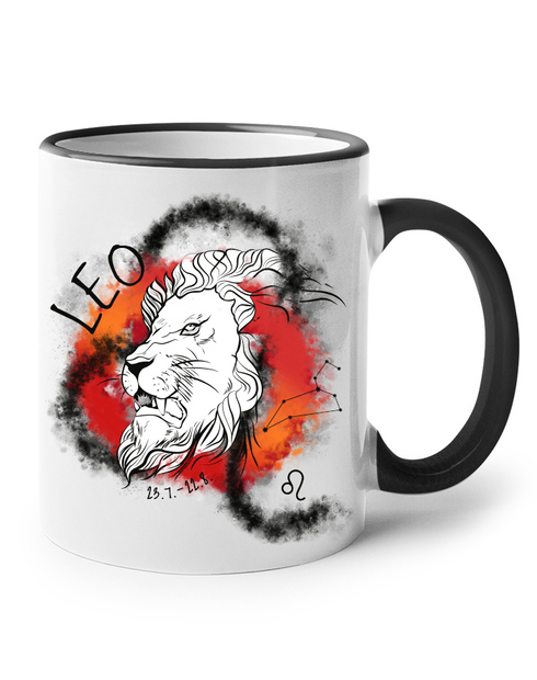 Hrneček se znamením zvěrokruhu Lev