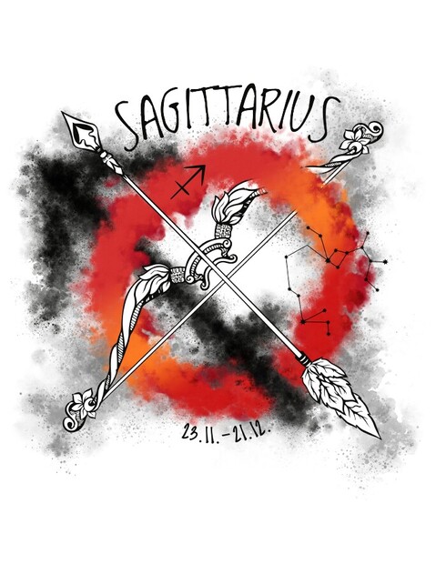 Hrneček se znamením zvěrokruhu Střelec