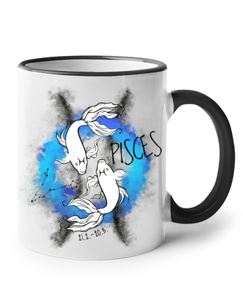 Hrneček se znamením zvěrokruhu Ryby