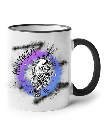 Hrneček se znamením zvěrokruhu Vodnář