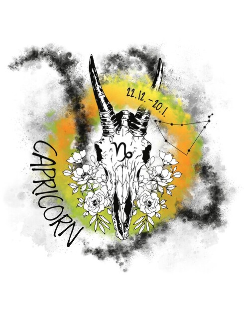 Hrneček se znamením zvěrokruhu Kozoroh