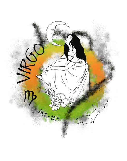 Hrneček se znamením zvěrokruhu Panna