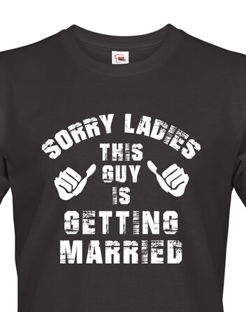 Pánské tričko Sorry ladies