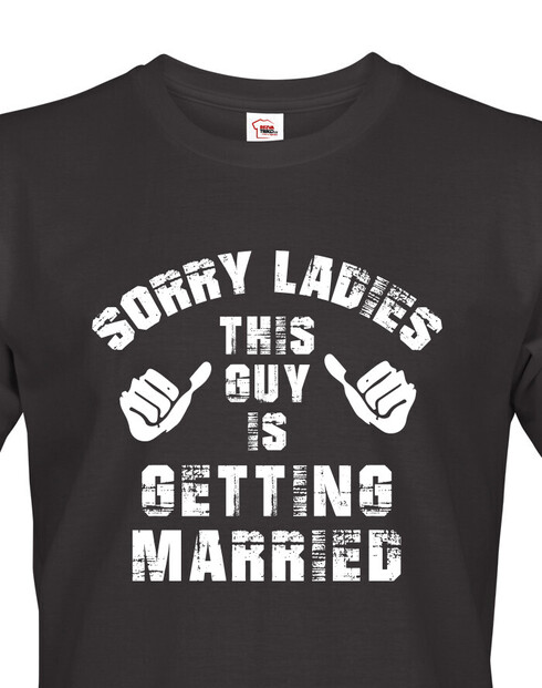 Pánské tričko Sorry ladies