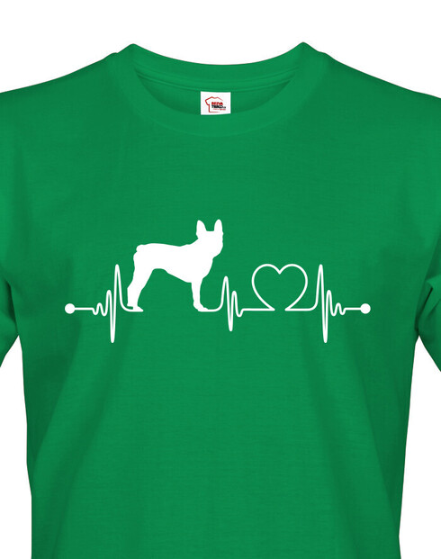 Pánské tričko Bostonský teriér tep