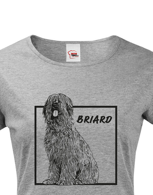Dámské tričko Briard 2