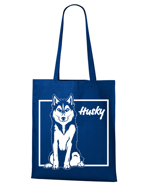 Plátěná taška s Husky