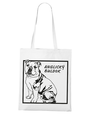 Plátěná taška Anglický buldok