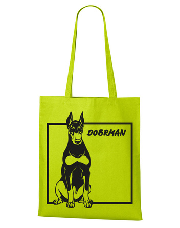 Plátěná taška Dobrman