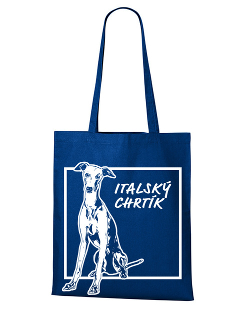 Plátěná taška Italský chrtík