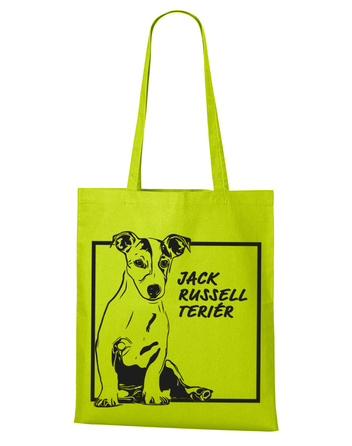 Plátěná taška Jack Russell teriér