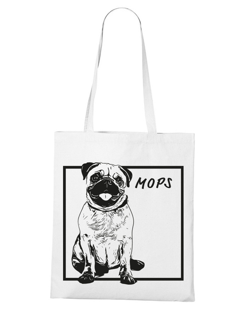 Plátěná taška Mops