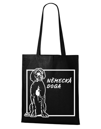 Plátěná taška Německá doga