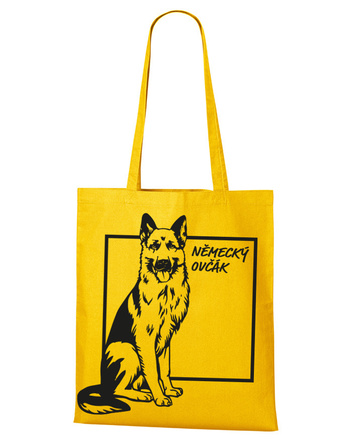 Plátěná taška Německý ovčák