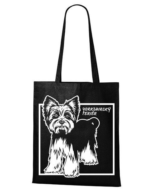 Plátěná taška Yorkšírsky teriér