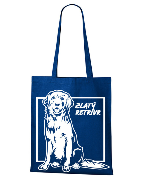 Plátěná taška Zlatý retrívr