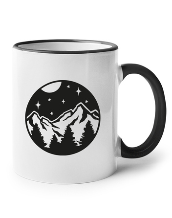 Keramický hrnek pro turisty - Hvězdná noc