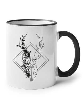 Keramický hrnek pro myslivce - Jelen