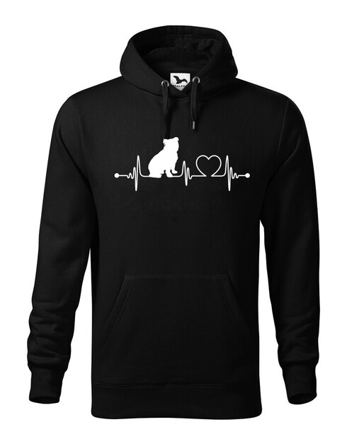 Pánská mikina Anglický buldok tep