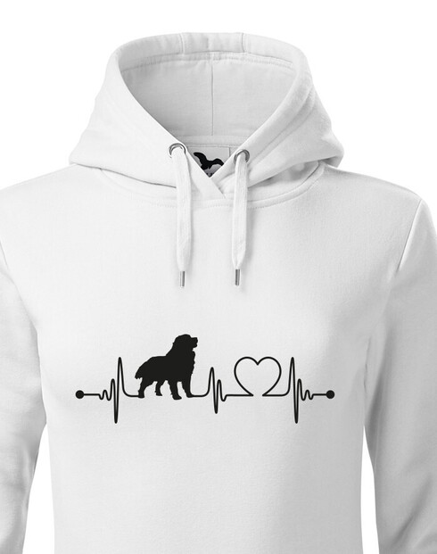 Dámská mikina Bernský salašnický pes tep