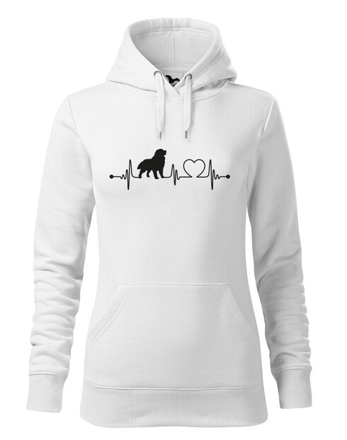 Dámská mikina Bernský salašnický pes tep