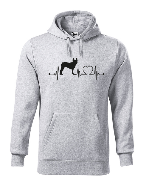 Pánská mikina Bostonský teriér tep