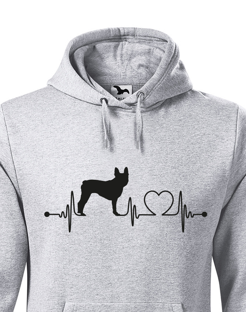 Pánská mikina Bostonský teriér tep