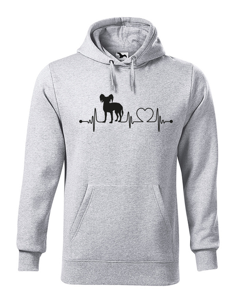 Pánská mikina Čínsky chocholatý pes tep