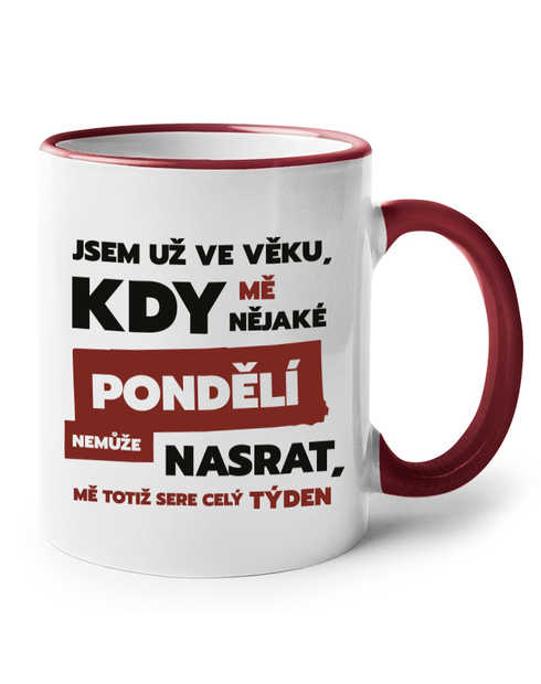 Hrnek Jsem už ve věku