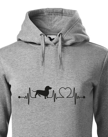 Dámská mikina Jezevčík tep