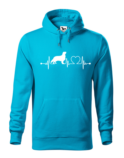 Pánská mikina Kavalír King Charles španěl tep