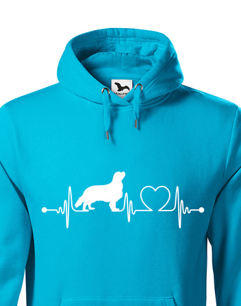 Pánská mikina Kavalír King Charles španěl tep