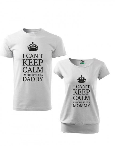 Párová trika pro budoucí maminku a partnera