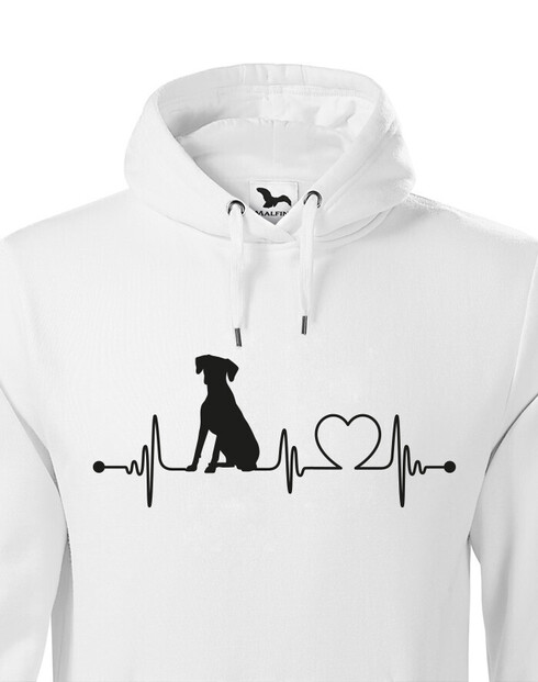 Pánská mikina Rhodéský ridgeback tep