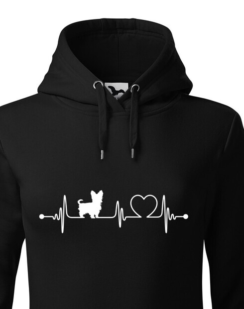 Dámská mikina Yorkshirský teriér tep