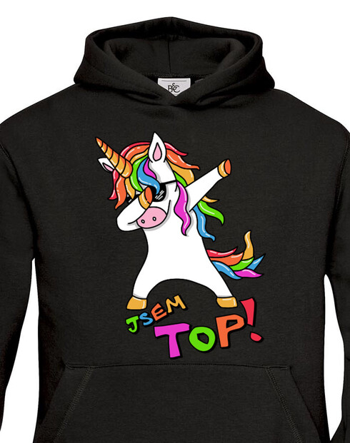 Dětská mikina Jsem top!