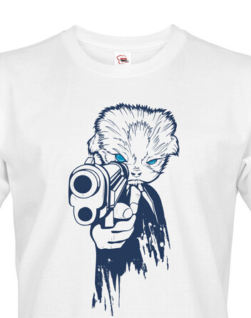 Pánské tričko Gangster kočka