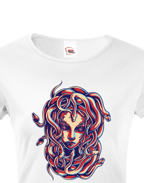 Dámské tričko Fantasy medúza